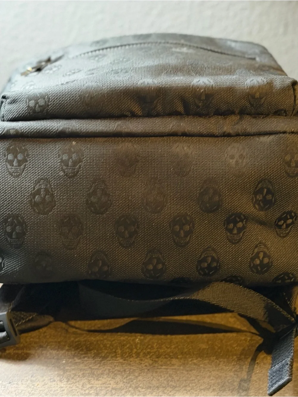 Alexander McQueen Black Metropolitan Biker Skull Backpack - NWOT